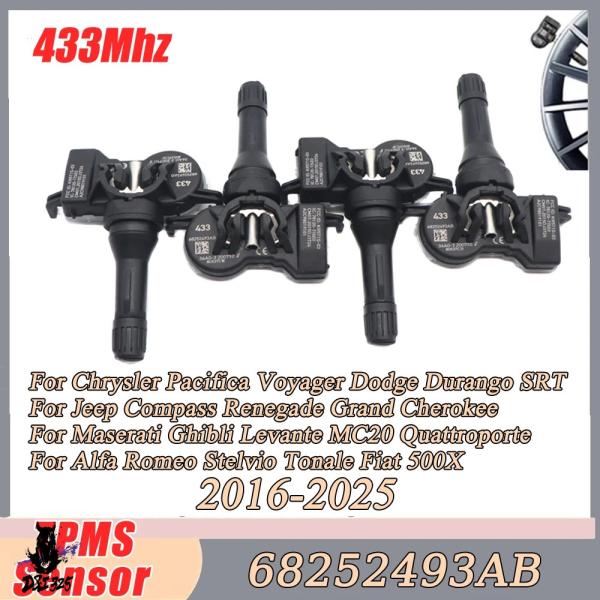 【互換品】 68252493AB TPMSタイヤエア圧センサー（2016-2025年式ジープ・レネゲ...