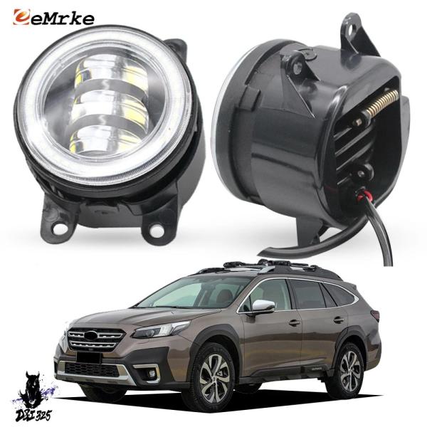 【互換品】 LEDフォグランプ エンジェルアイ DRL スバル アウトバック BT 2019 202...