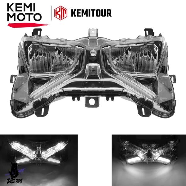 【互換品】 ヤマハ Xmax300 XMAX250 2023-2025 バイク LEDヘッドライト ...