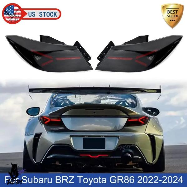 【互換品】 LED テールライトスバル BRZ トヨタ GR86 2 ドア 2022-2025 リア...