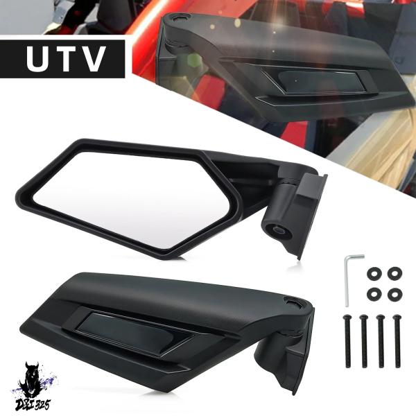 【互換品】 Utv-リアミラービュー rzr am maverick x3 max ターボr2017...