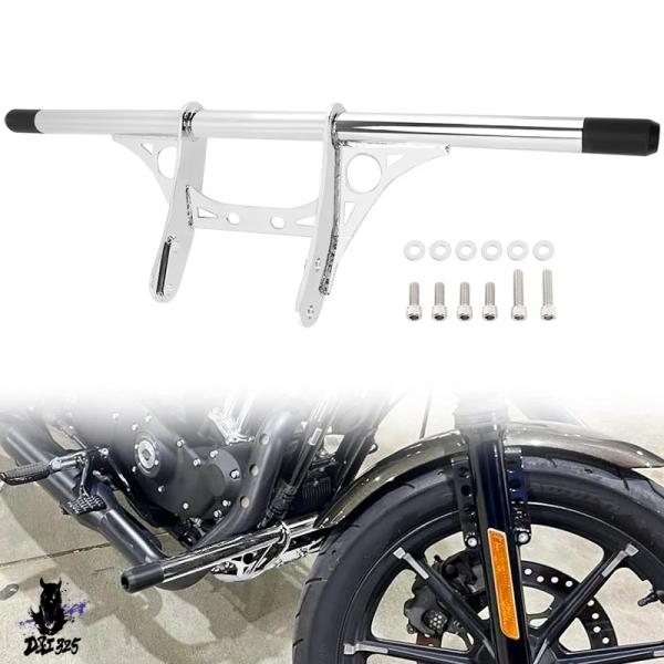 【互換品】 フロントバンパー高速ロードエンジンガードクラッシュバー ハーレースポーツスター XL88...