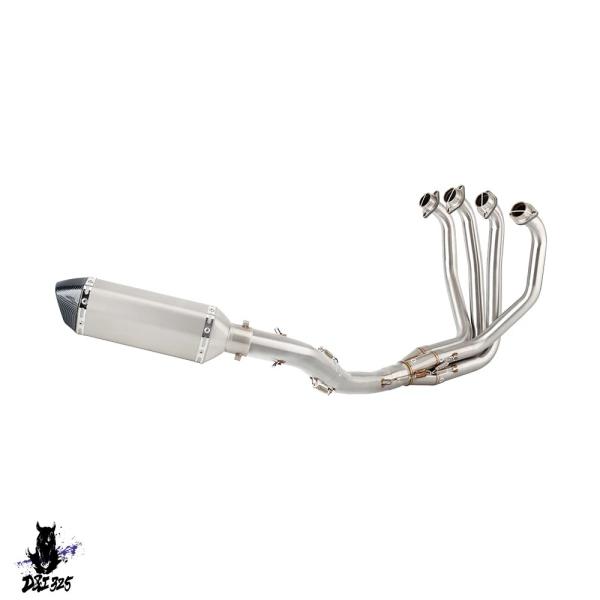 【互換品】 バイクマフラーリンクパイプエスケープカワサキ ZX7R P1-P7 1996-2003 ...