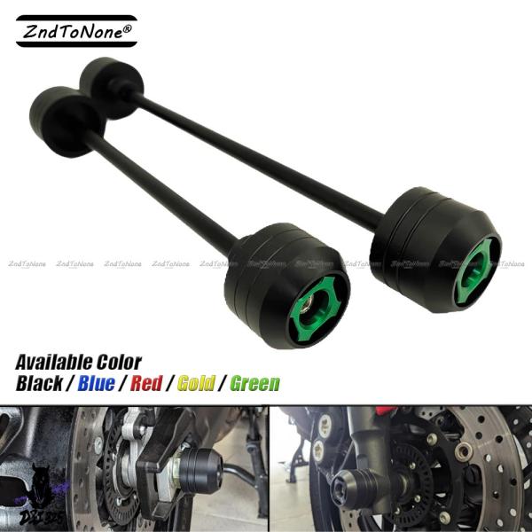 【互換品】 フロントリアアクスルホイールフォークスライダープロテクターカワサキ Z900 2017-...