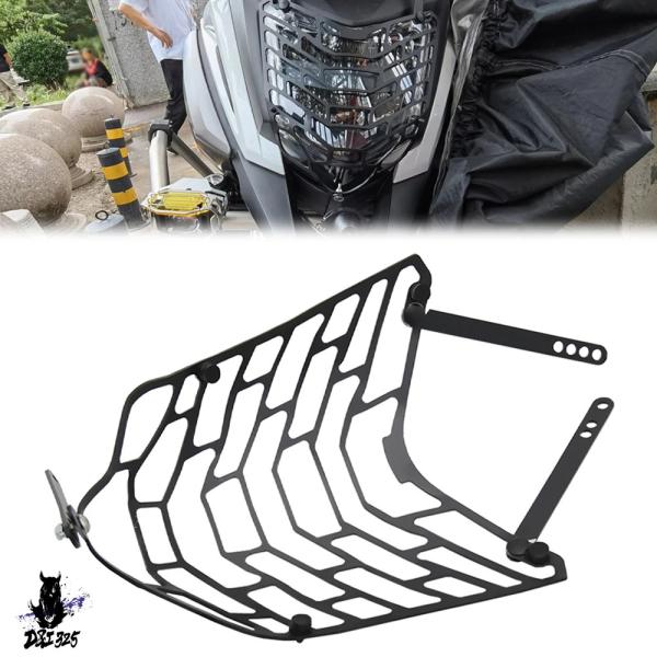 【互換品】 バイクヘッドライトプロテクターヘッドライト保護グリルガードカバーホンダ NC 750 ×...
