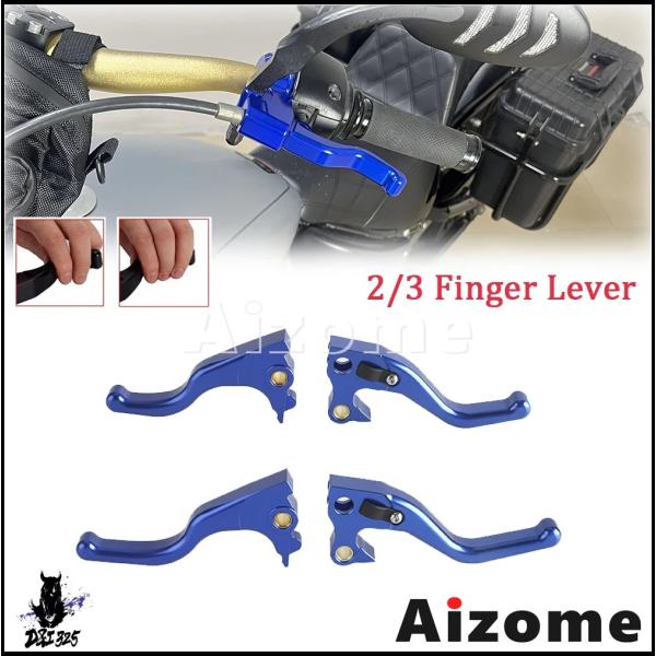 【互換品】 バイク アルミハンドルコントロールレバーキット ブレーキレバー ハーレースポーツスターx...
