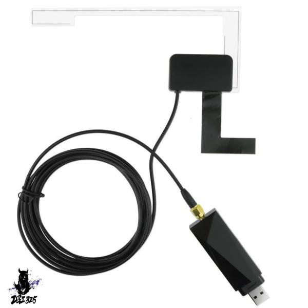 【互換品】 DAB + アンテナ USB アダプタ Android カーラジオ GPS ステレオ受信...