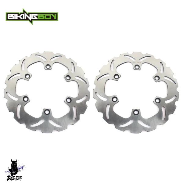 【互換品】 BIKINGBOY フロントブレーキディスクローターディスク GTR1000 ZG100...