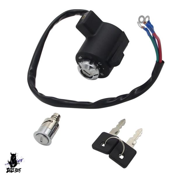 【互換品】 MotoFuel ガス点火スイッチロック キーキット ハーレーダビッドソン FXR スー...