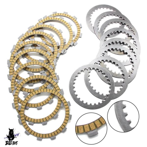 【互換品】 バイククラッチフリクションディスクプレートキットヤマハ TDM850 TDM900 TD...