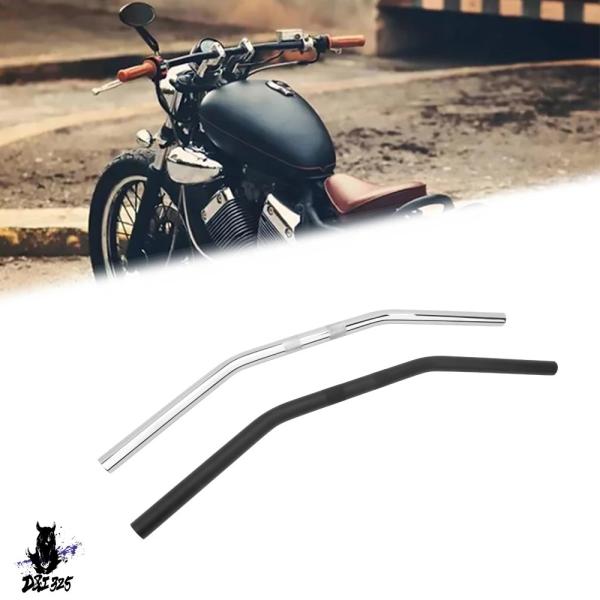 【並行輸入品】 アルミバイク バイク ドラッグハンドルzバー クラシックハンドルバー クロームブラッ...