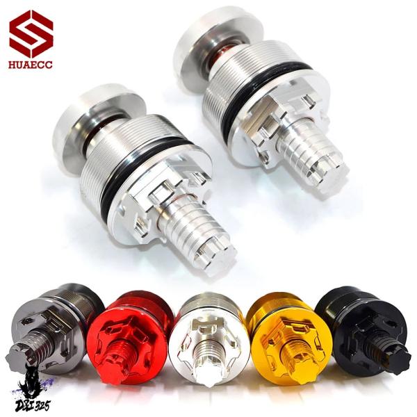 【並行輸入品】 Cncバイク バイク プリロードアジャスター カワサキer6f er6n er4f ...