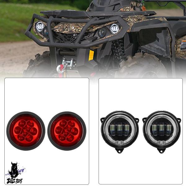 【並行輸入品】 KEMiMOTO フロントリアテールライトレンズウィンカーライト Can-Am アウ...