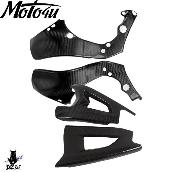 【並行輸入品】 カーボンバイクフレームカバースイングアームカバーカワサキ ZX10R 2011 20...