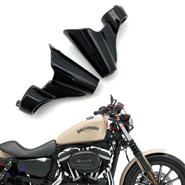 【並行輸入品】 ハーレーxl883/1200xフォーティエイト フロントウィンカーブラケット ライト...