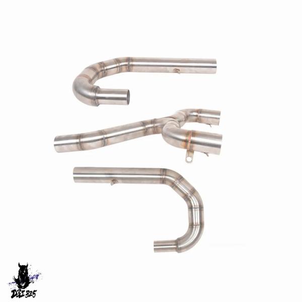 【並行輸入品】 スステンレス エキゾーストマニホールド bmw r45 r65 2in 1 35mm...