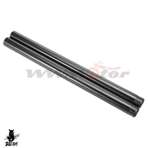 【互換品】 DLC ブラックフロントサスペンションインナーフォークチューブ 43x628mm ホンダ...