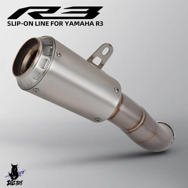 【互換品】 スリップオンラインヤマハ YZF R3 R25 MT03 2015-2025 バイク排気...