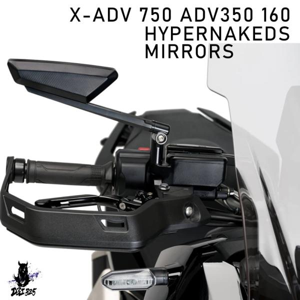 【互換品】 ホンダ X-ADV 750 ADV 350 160 バイク Hypernaked ミラー...