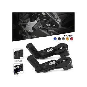 【互換品】 モトマルチアングル伸縮式フットペグフットレストリアフットペグペダル ZX-6R ZX-1...