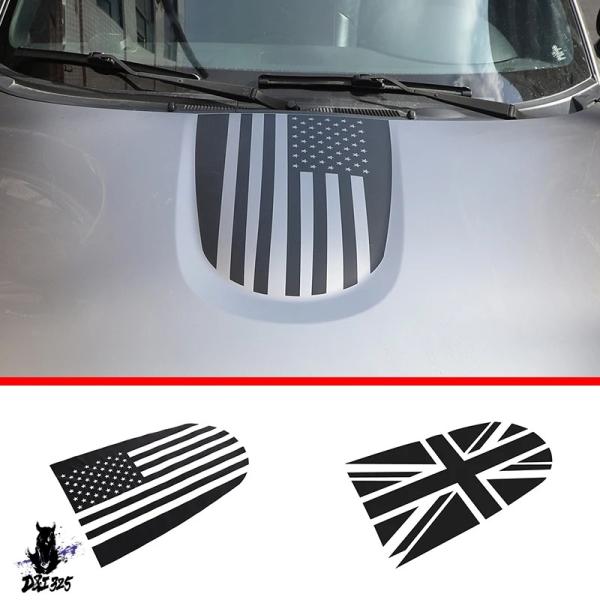【互換品】 米国英国旗1個エンジンフードトランクカバーステッカーマツダMX-5 nc 2009-20...