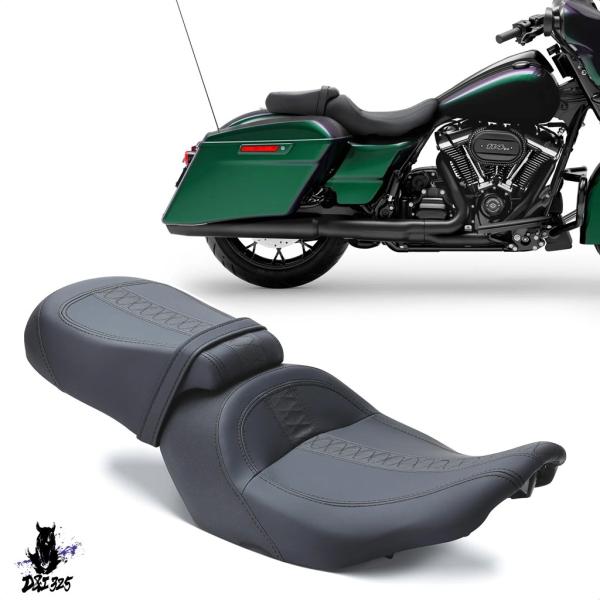 【互換品】 バイクシートクッション ハーレーダビッドソン ツーリング cvo ロードグライドストリー...