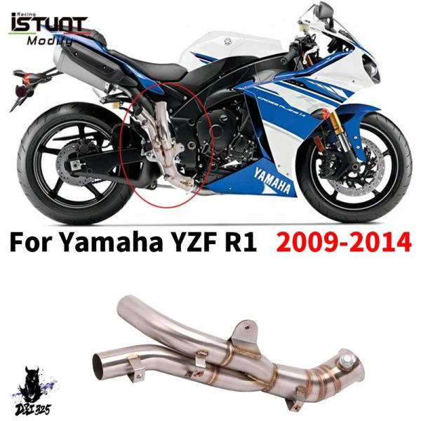 互換品  エキゾーストシステム ミッドリンクパイプ 接続れたオリジナルマフラーデバイス ヤマハ yz...