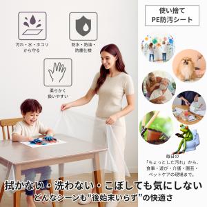 ビニールシート 使い捨て防汚シート 超大判 ビニ...の商品画像