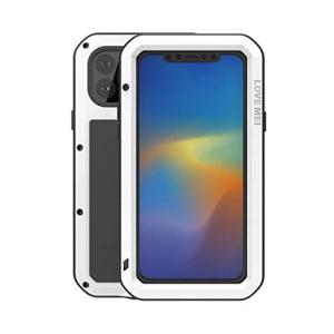 iPhone 11 Pro Max アルミケース LOVE MEI 正規品 軍用 耐衝撃 防水 防塵強化ガラス内蔵 タフ ケースアルミバ