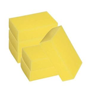 カーピカネット 洗車用スポンジ6個セット 洗車スポンジ イエロー 洗車 車用スポンジ