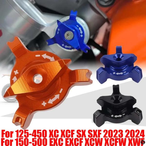 リアショックショックアブソーバーフォークノブアジャスター KTM EXC EXCF XCW XCFW...