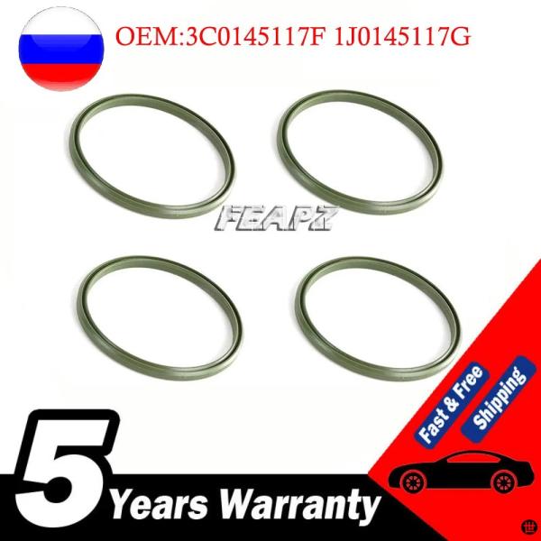 4ピース/セットインタークーラーターボチャージャーパイプシールホースO-RINGアウディA1 A3 ...