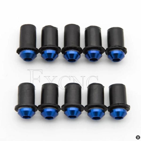 10個5MMウインドスクリーン風防ボルトキットヤマハYZF MT-07 MT09 R1 R6 R3 ...