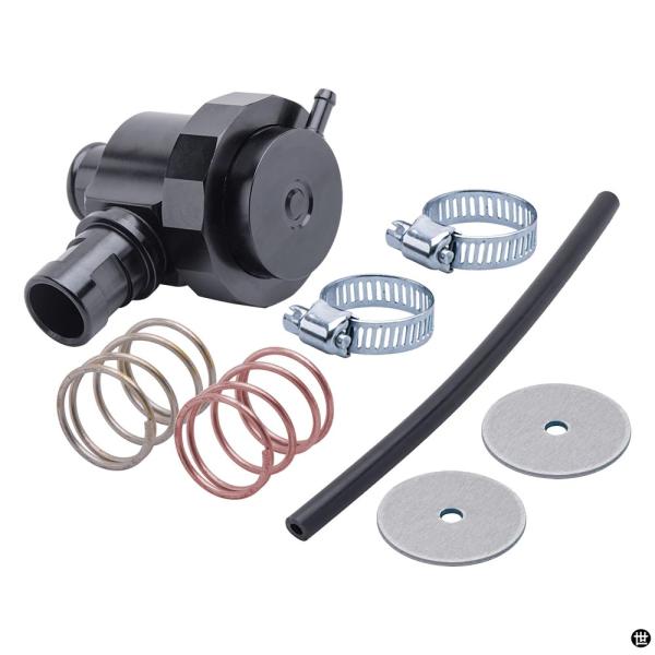 ブラックアルミターボブローオフバルブ BOV ダンプバルブスーツ 3.0L BMW 135I 335...