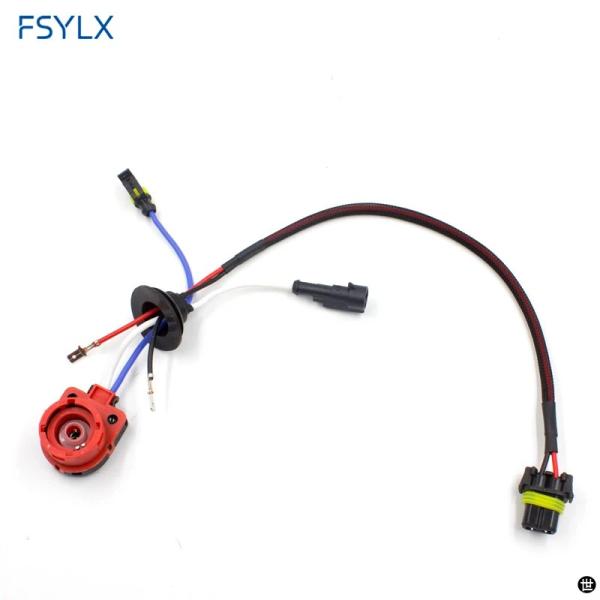 FSYLX 自動車 D2 D2C D2S D2R AMP ソケットコネクタ電源ケーブル HID バラ...