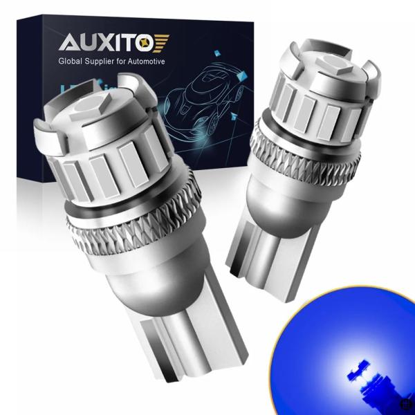 AUXITO 2X W5W T10 LED CANBUS 電球青白赤黄 194 168 車内読書パー...