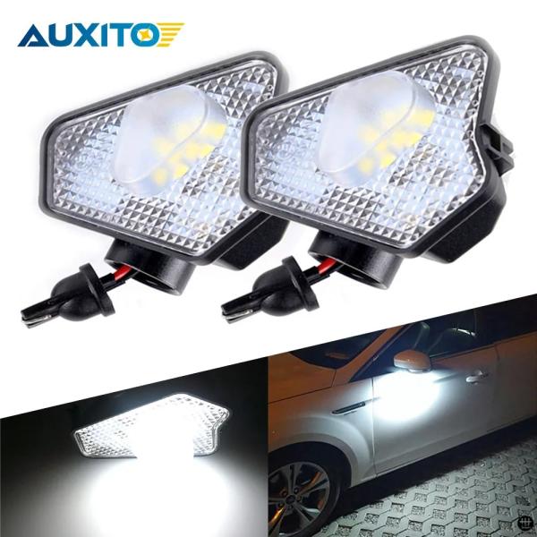 AUXITO 2X LED アンダーサイドミラーパドルライト LED 電球 CANBUS 車ランプメ...