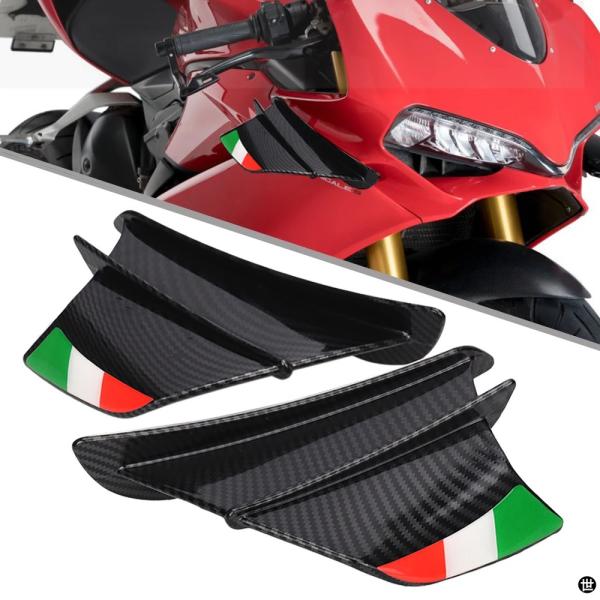 バイクウイングレット空力ウィングキットヤマハ R1M RS1 R3 R6 R6S R25 R125 ...