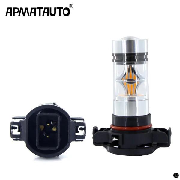 2 個 CANBUS ホワイト YELLOWPW PSX24W 2504 12276 PG20-7 ...