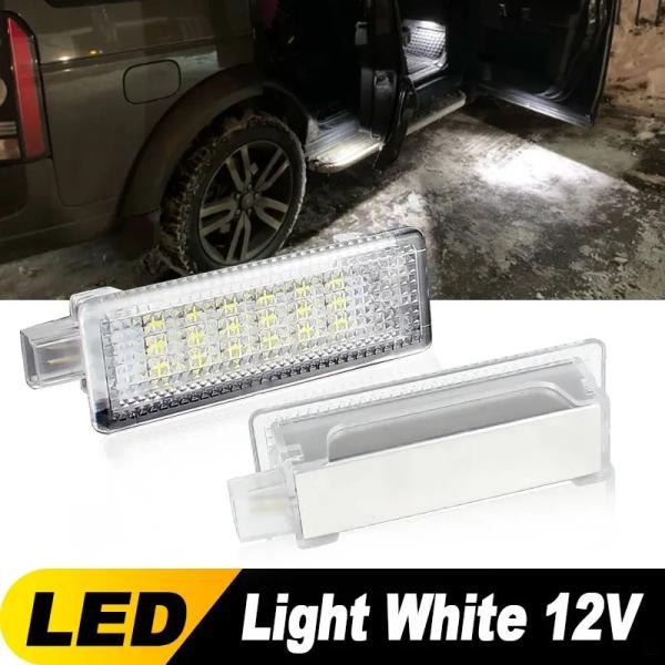 LED ドア足元カーテシライトランドローバー LR2 LR3 LR4 フリーランダー 2 ディスカバ...