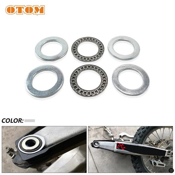 OTOM バイクリアフォークスラストベアリングスイングアームサイドワッシャーガスケットホンダ CR ...