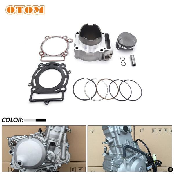 バイクエンジンシリンダーブロックキット 77 MMビッグボアピストンリングピンガスケットシールパッド...
