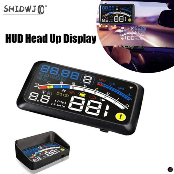 デジタル HUD スピードメーターパフォーマンス LCD ディスプレイ HUD ディスプレイ車一般 ...