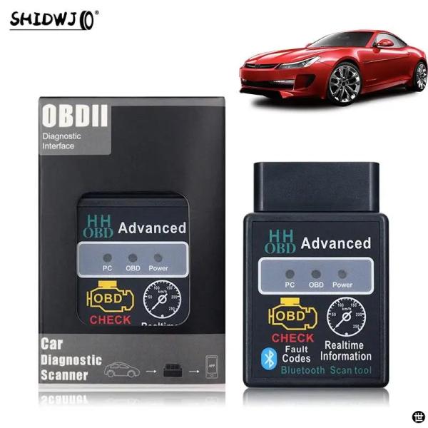 HH OBD V2.1 BLUETOOTH 自動車故障検出器 ELM327 OBD2 車診断ワイヤレ...
