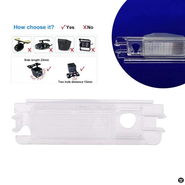 リアビューバックアップカメラブラケットナンバープレートライトルノーダチアサンデロ II ステップウェ...