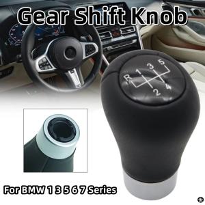シフトボタンギアスティックシフトノブショートレザー 5 速ギアノブレバー BMW E30 E32 E34 E36 E38 E39 E46 E53 E60 E83 E84