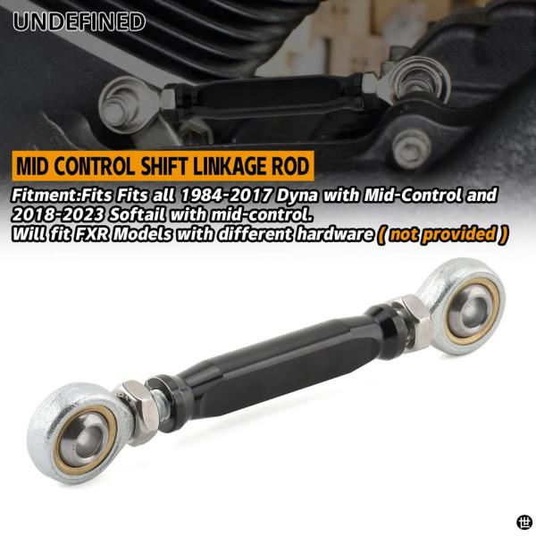ミッドコントロールシフトロッドリンケージ ハーレー 18-23 ソフテイル M8 ダイナ ローライダ...