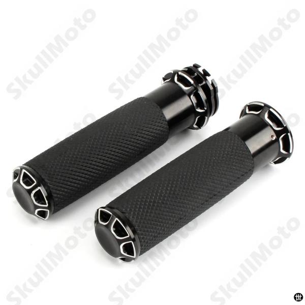 バイクアクセサリー 1インチ 25 MMハンドルバーグリップハンドグリップハーレースポーツスター 8...