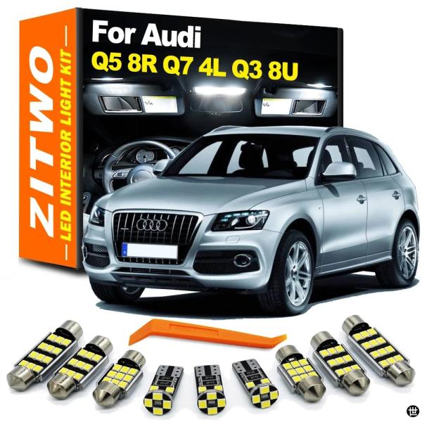 ZITWO CANBUS LED インテリアドーム読書灯トランクランプキットアウディ Q3 8U Q...