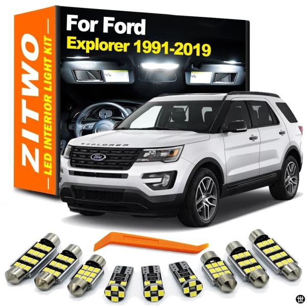 ZITWO LED インテリアトランク読書ドームライトキットフォードエクスプローラー 1991-20...